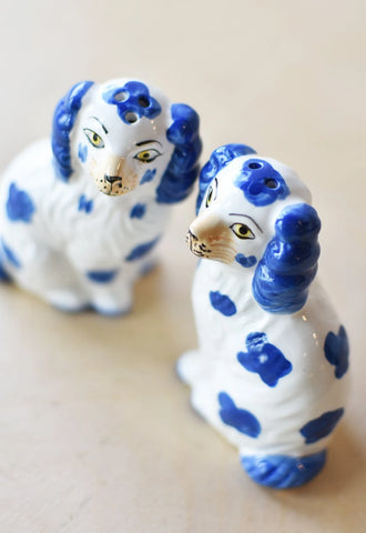 Staffordshire Dog Salt and Pepper Shaker Set