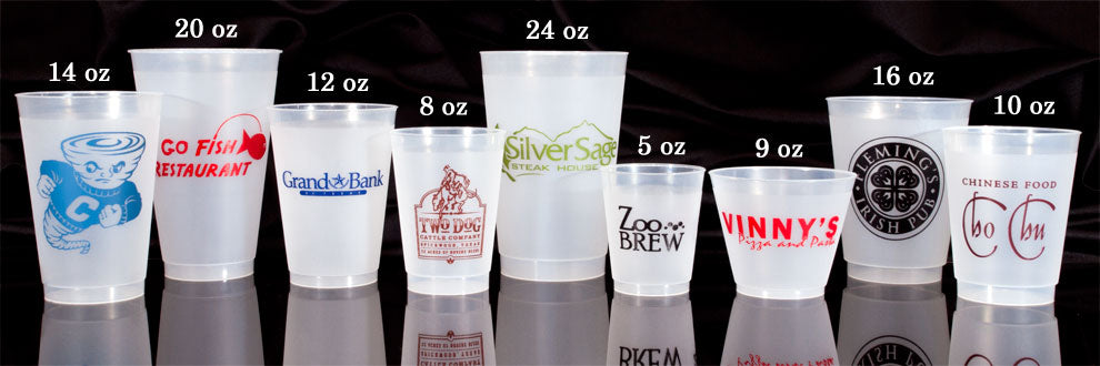 Customized 16 oz. Frosted Plastic Cup