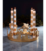 Gold Advent Wreath
