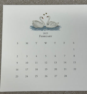 Karen Adams 2025 Desk Calendar Refill