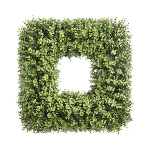 Boxwood Square Wreath