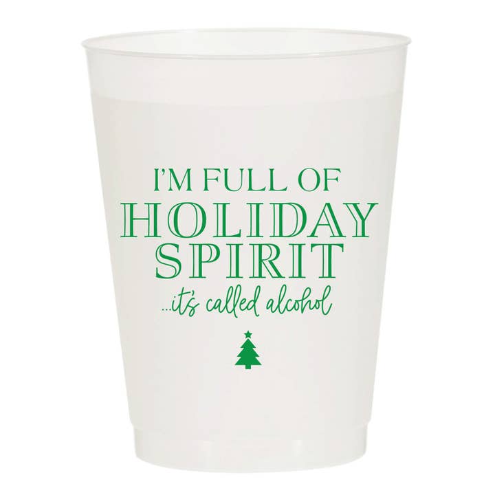 Holiday Spirit Frosted Cups