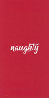 Naughty & Nice Guest Towels
