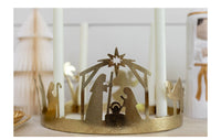 Gold Advent Wreath
