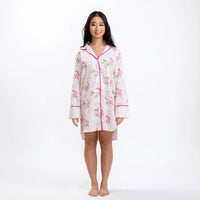 Jolly Santa Luxe Sateen Sleepshirt
