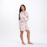 Jolly Santa Luxe Sateen Sleepshirt
