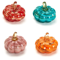 Marbled Glass Pumpkins