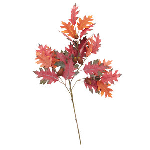 Faux Oak Leaf Branch