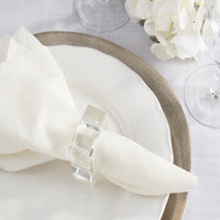 Crystal Napkin Rings | Set of 4
