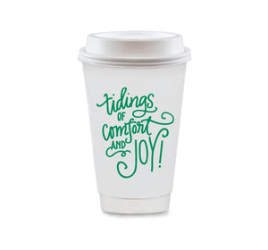 Tidings of Comfort and Joy To-Go Coffee Cups