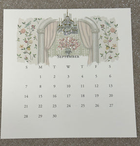 Karen Adams 2025 Desk Calendar Refill