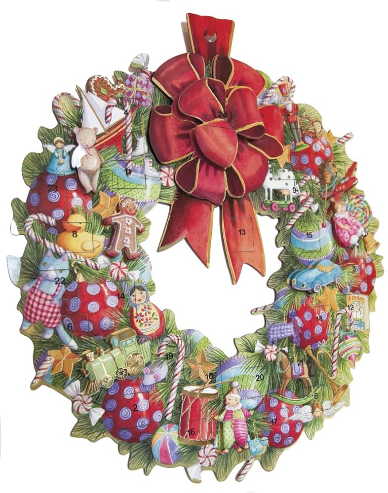 Christmas Wreath Advent Calendar