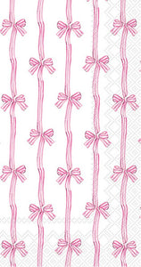 Baby Pink Toile Paper Guest Towels