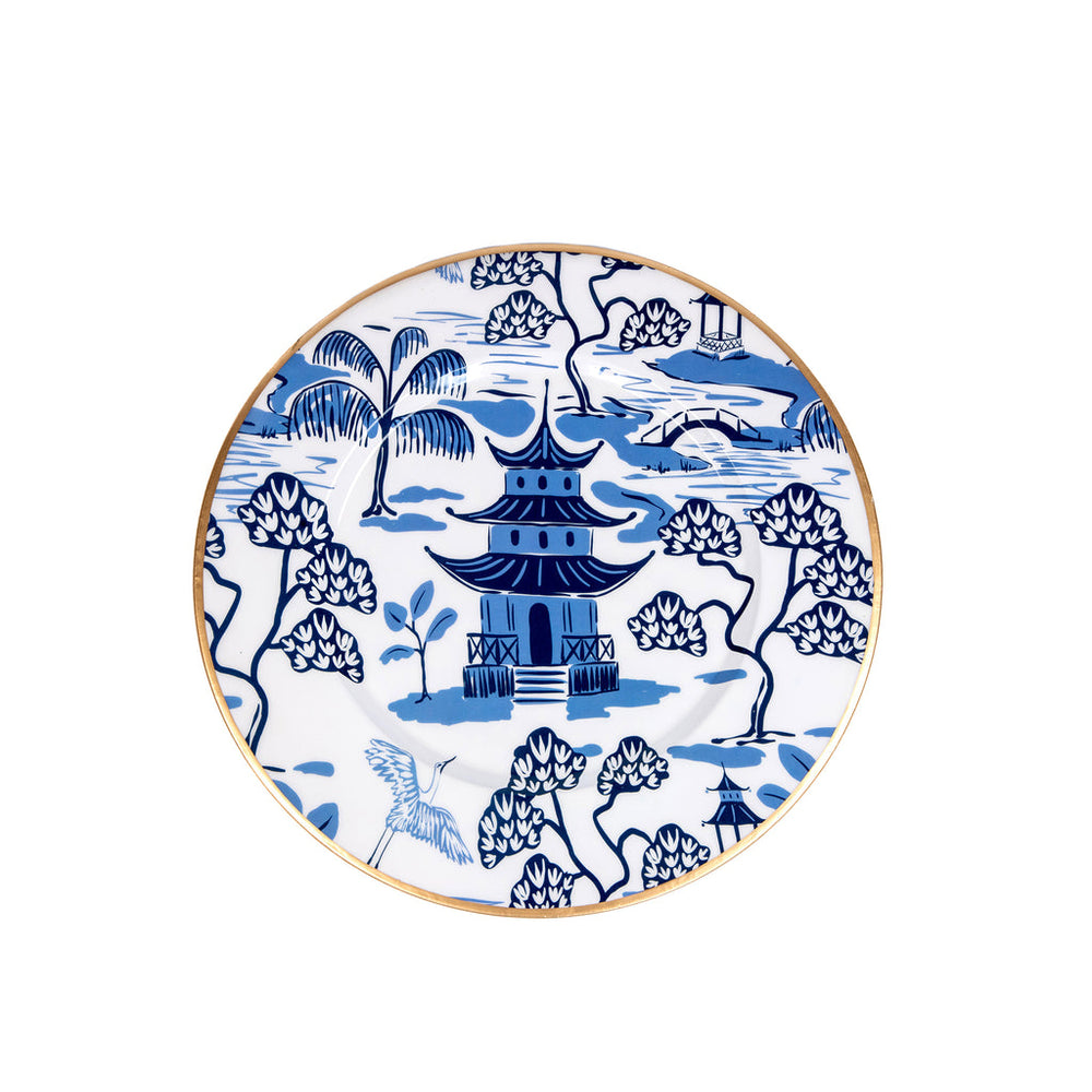 Kyoto Pagoda Dessert Plate/Set of 4