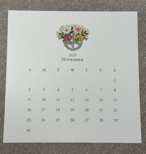 Karen Adams 2025 Desk Calendar Refill