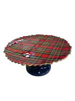 Royal Tartan Enameled Pedestal
