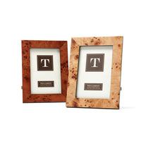 Burled Wood Photo Frame
