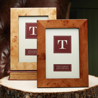 Burled Wood Photo Frame
