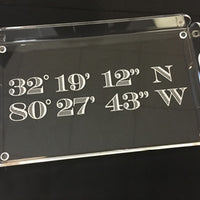 Monogrammed Rectangle Butler Tray