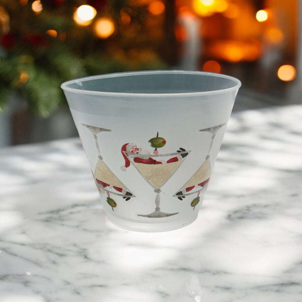 Martini Santa Party Cups