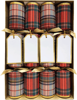 Stewart Tartan Christmas Crackers
