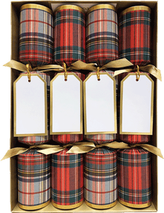 Stewart Tartan Christmas Crackers