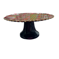 Royal Tartan Enameled Pedestal