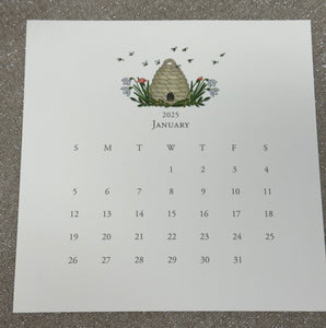 Karen Adams 2025 Desk Calendar Refill