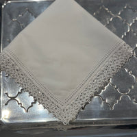 Hemstitch with Double Tatting Handkerchief