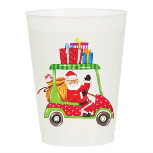 Golf Cart Frosted Cups