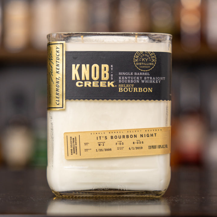 Whiskey Ambitions Bourbon Bottle Candles