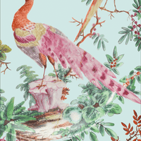 Chelsea Birds Celadon Guest Towels