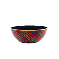 Royal Tartan Enameled Bowl
