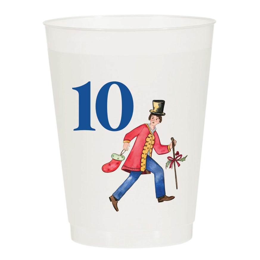 12 Days Beach Christmas 16 oz. Plastic Cups