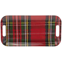 Red Tartan Melamine Tray