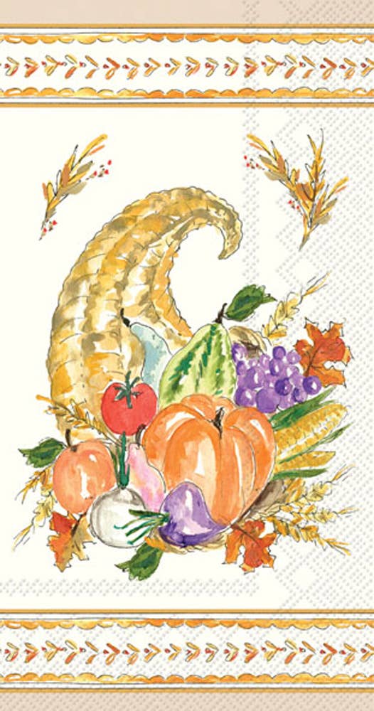 Fall Cornucopia Guest Towels