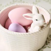 Bunny with Basket Tidbit Dish
