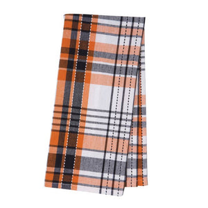 Halloween Plaid Kitchen Towel