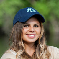 Monogrammed Baseball Cap
