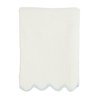 Scallop Chenille Baby Blanket
