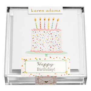 Happy Birthday Cake Gift Enclosures