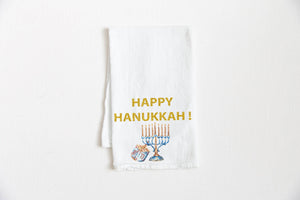 Hanukkah Tea Towel