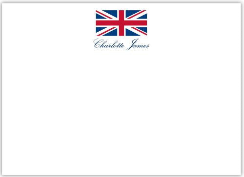 Union Jack Flat Notecard