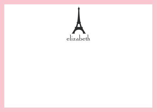 Eiffel Tower Flat Notecard