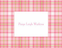 Plaid Folded Notes (2 Colors)
