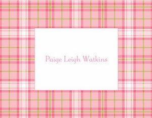 Plaid Folded Notes (2 Colors)