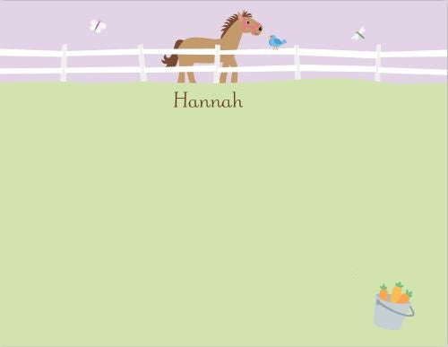 Horse Flat Notecard