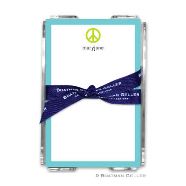 Peace Sign Notepad