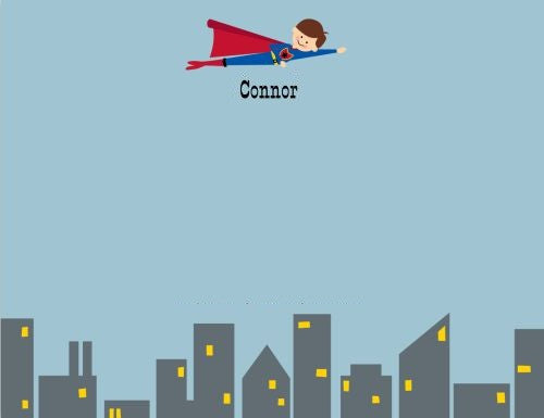 Superhero Flat Notecard