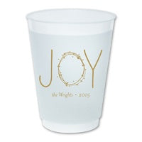 Custom Frost Flex Cups - Joy